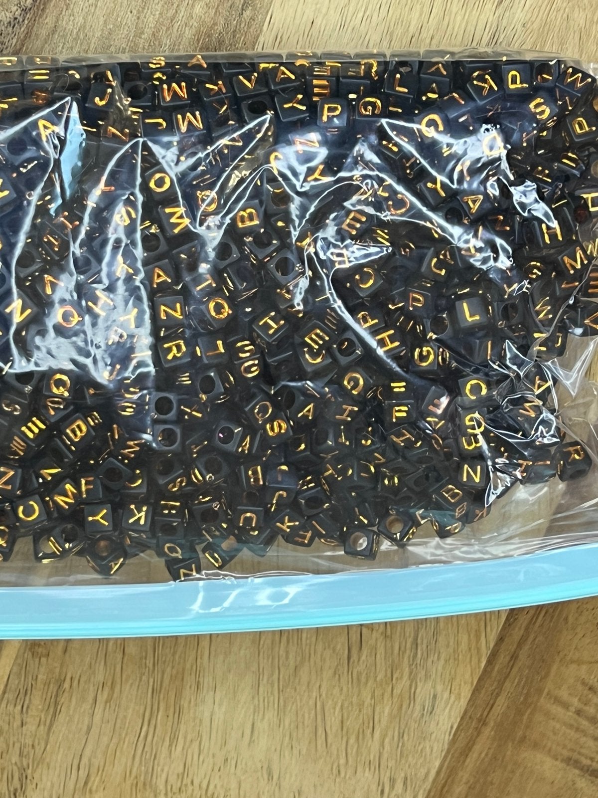 Zak letterkralen, Ophalen of Verzenden, Zo goed als nieuw, Kraal