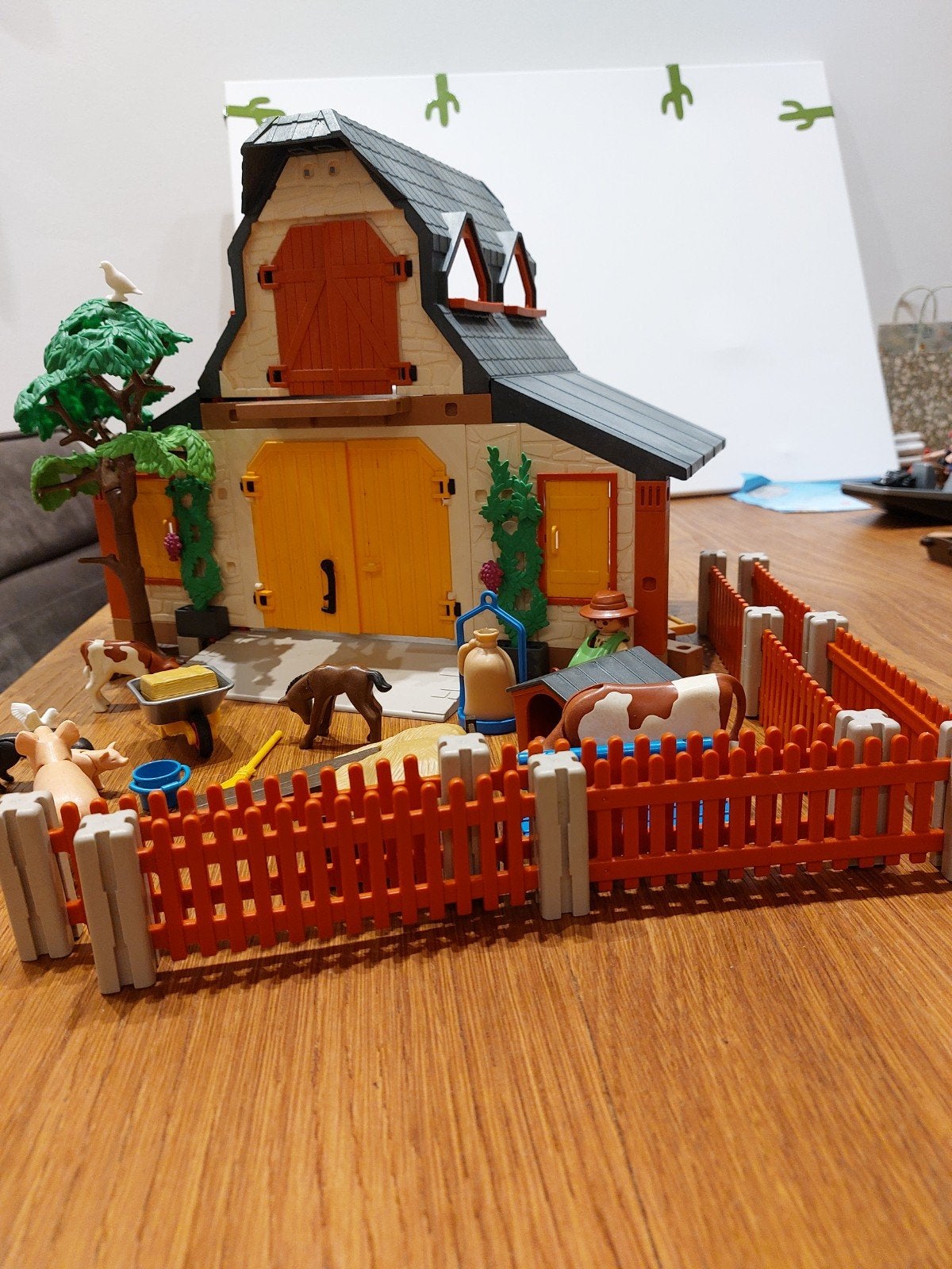 Playmobil Boerderij met Dieren en Accessoires, Gebruikt, Gebouw, Complete set, Ophalen of Verzenden