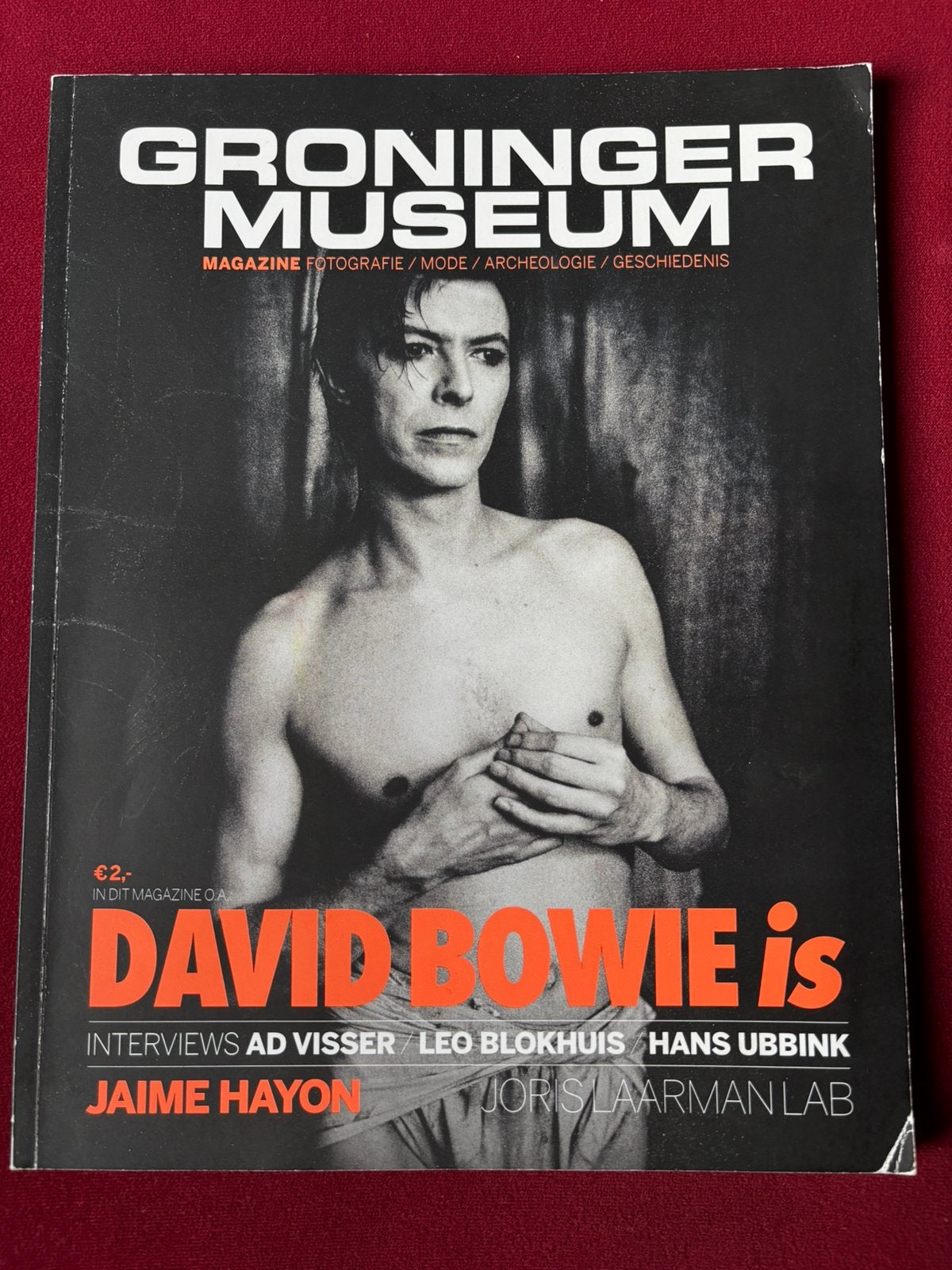 David Bowie is magazine over expositie in Groninger Museum, Ophalen of Verzenden, Zo goed als nieuw, Boek, Tijdschrift of Artikel