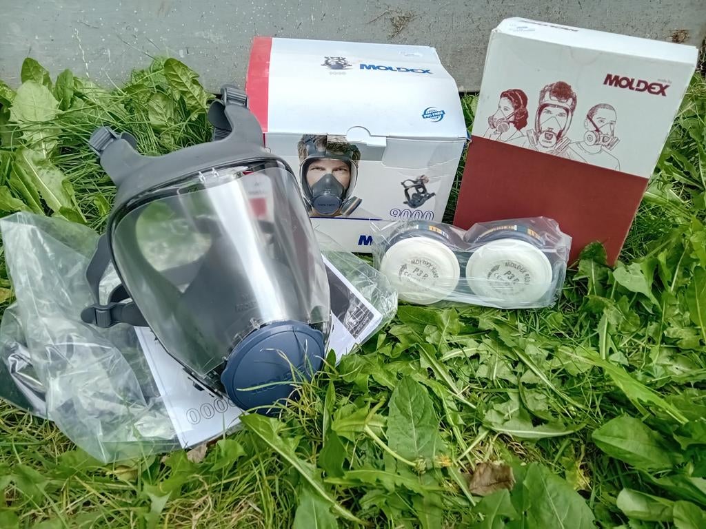 Nieuw in verpakking Moldex volgelaatsmasker met filters, Ophalen of Verzenden, Nieuw, Volgelaatsmaskers