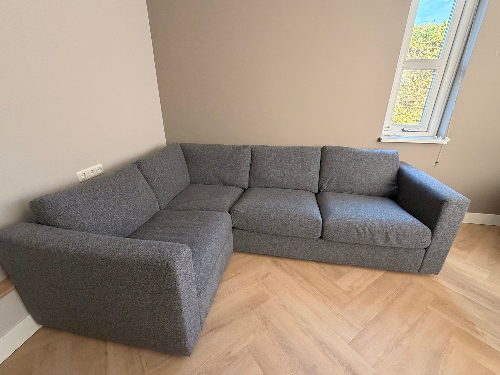 Foto 4 van Moderne Hoekbank - Grijs - Ikea Vimle 250x180