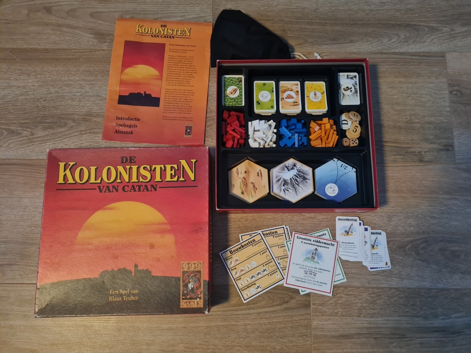 De kolonisten van catan, Ophalen