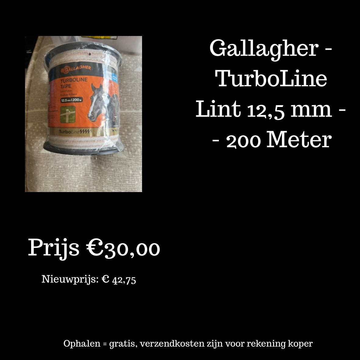 Diverse paardenspullen, Ophalen