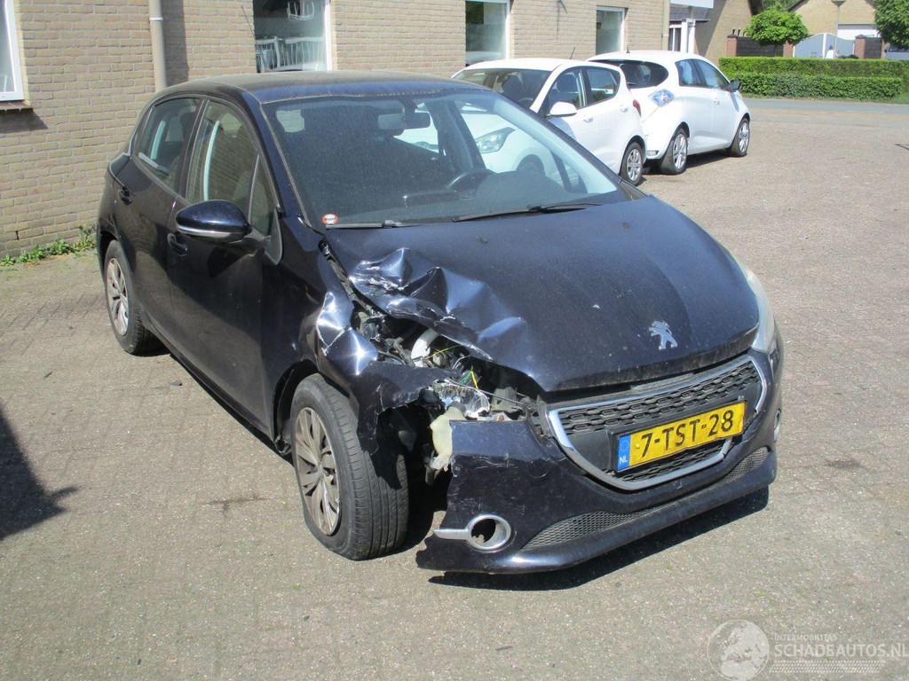 Peugeot 208 1.6 e HDI Blue Lease (bj 2014), Auto diversen, Blauw, 1560 cc, Hatchback, Peugeot