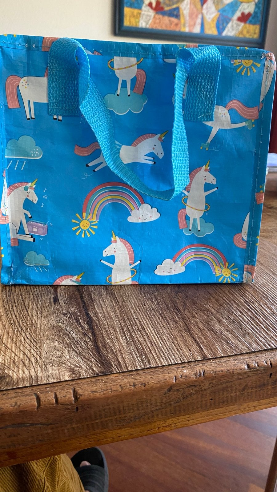 Rex London Eenhoorn Lunchtas - Blauw, Ophalen, Zo goed als nieuw