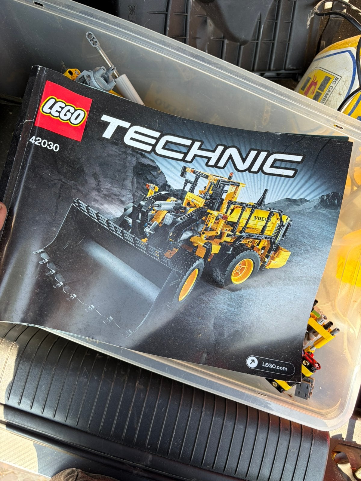 Lego technic bestuurbare shovel, Ophalen of Verzenden, Zo goed als nieuw, Auto's
