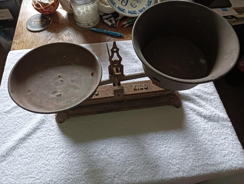 Antieke Weegschaal, Antiek en Kunst, Antiek | Gereedschap en Instrumenten, Ophalen of Verzenden