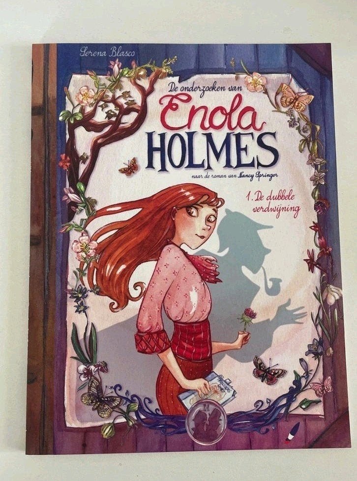 Enola Holmes 1: De Dubbele Verdwijning - strip, Boeken, Ophalen of Verzenden, Zo goed als nieuw