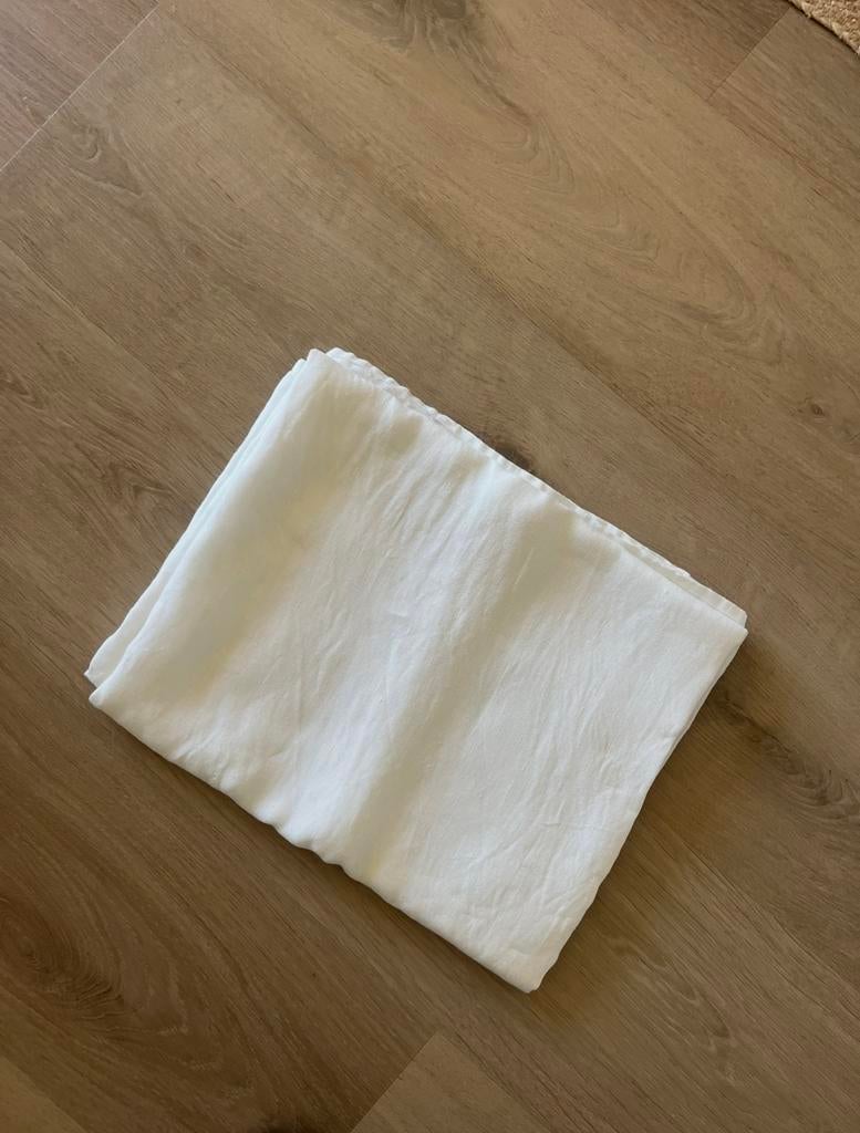 Linnen Tafellaken Mango Home - 145x250 cm - Off-white, Ophalen of Verzenden, Zo goed als nieuw, Rechthoek