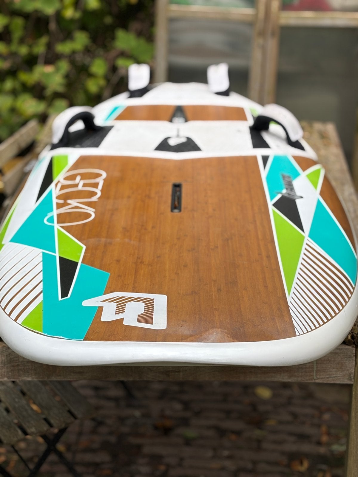 Fanatic Geck 135L bamboo limited edition, Watersport en Boten, Ophalen, Zo goed als nieuw, Plank