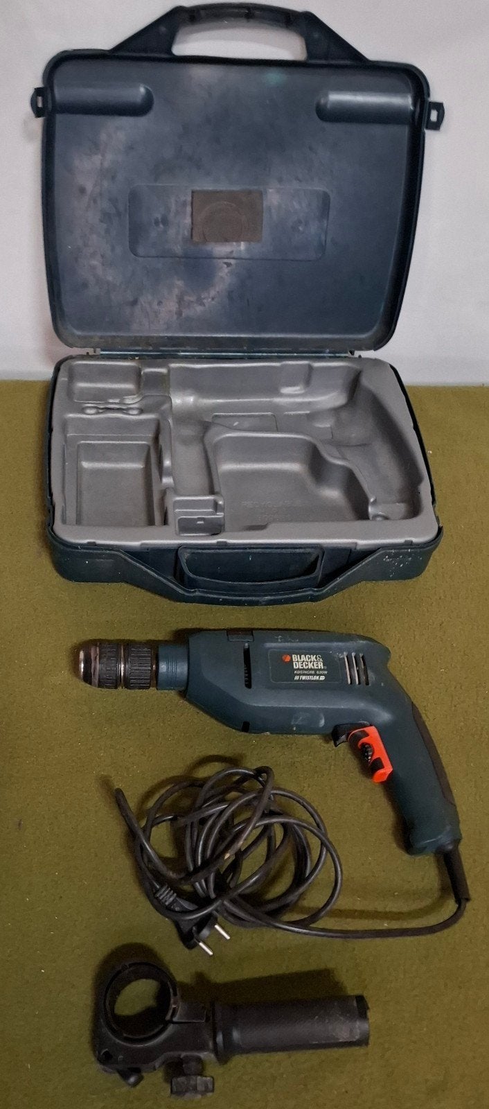 Black & Decker KD574CRE klopboormachine/ hamerboor, Boormachine, Ophalen of Verzenden, Klopboormechanisme, Gebruikt