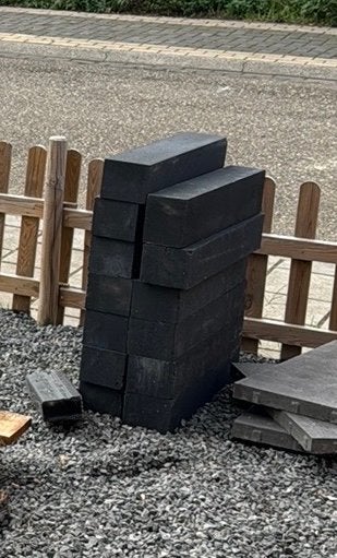 Stapelblokken/Patioblokken 13 stuks antraciet, Tuin en Terras, Ophalen, Biels, Nieuw, Beton