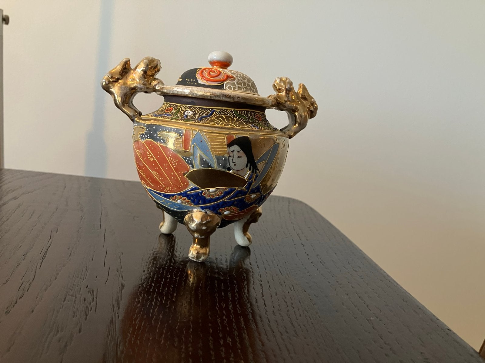 Antieke Japanse Satsuma wierookbrander, Antiek en Kunst, Ophalen