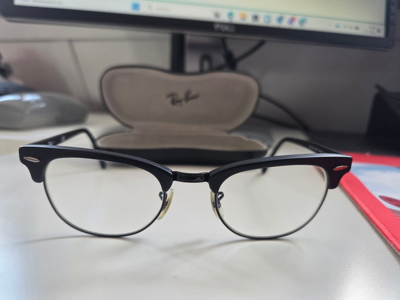 Ray-Ban RB 5154 2077 Bril met etui, Zwart, Ophalen of Verzenden, Zo goed als nieuw, Ray-Ban