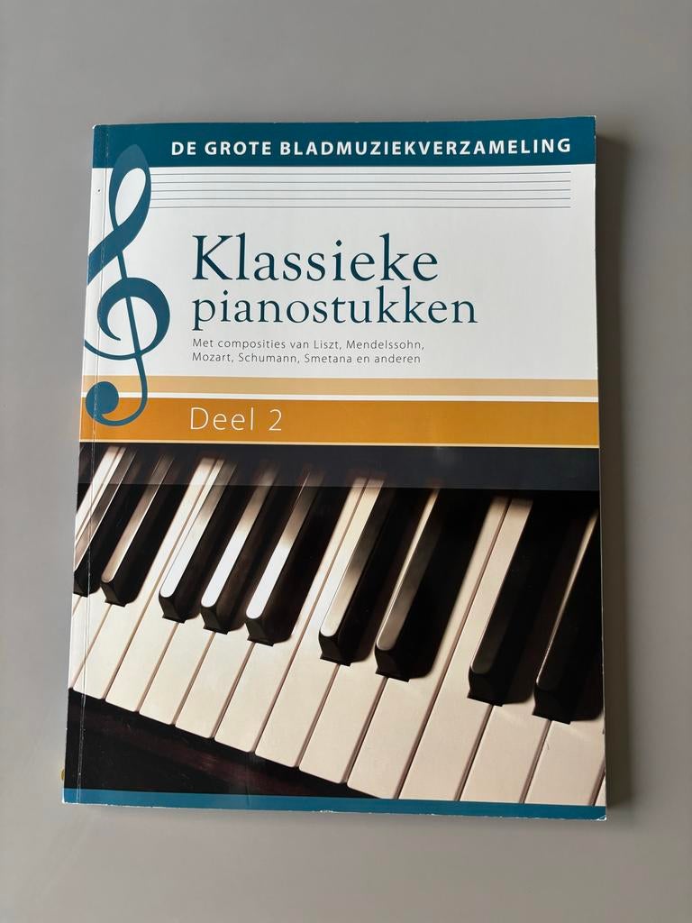 Pianoboek Klassieke pianostukken deel 2, Klassiek, Ophalen of Verzenden, Zo goed als nieuw, Thema