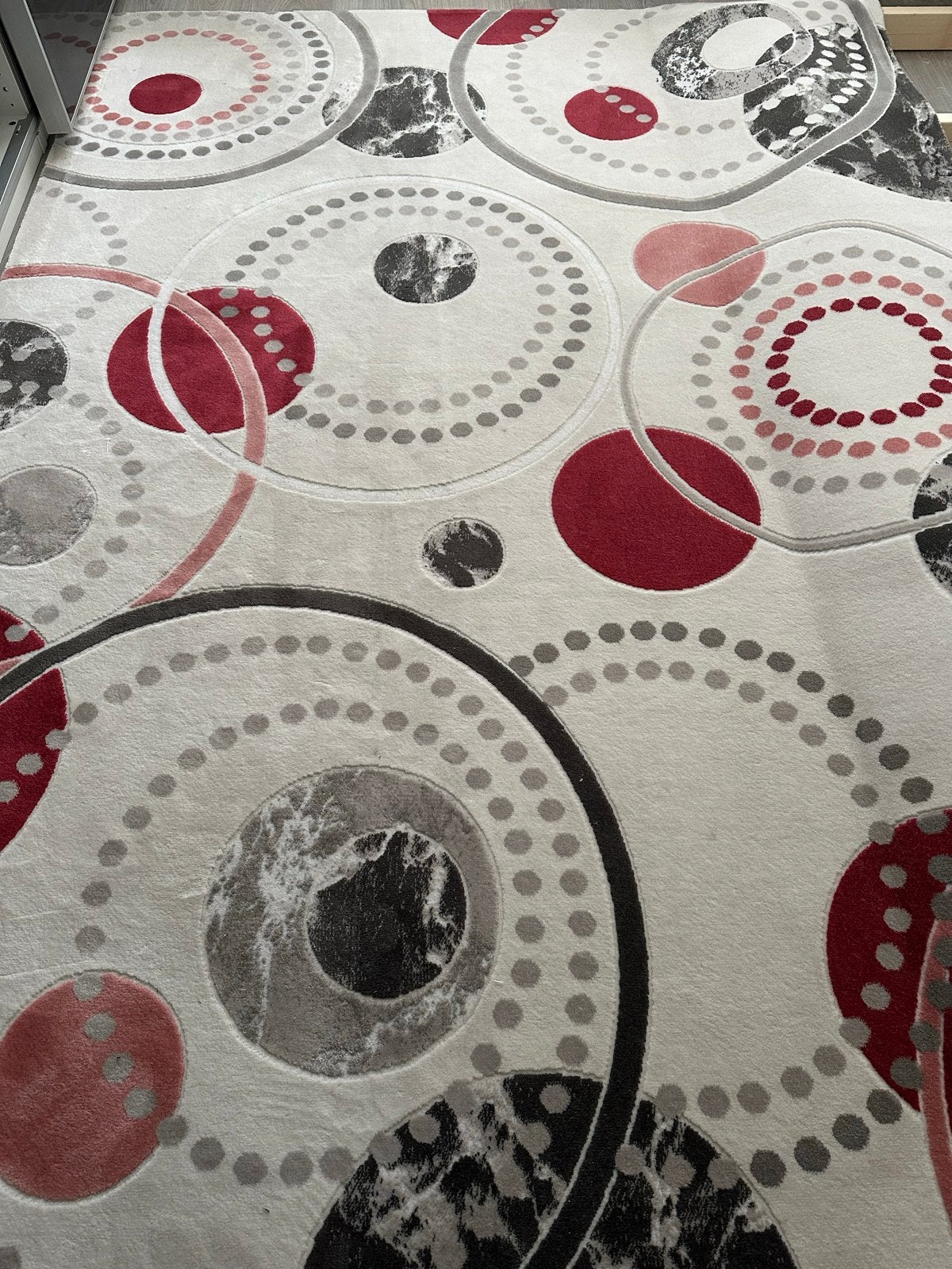 Mooi vloerkleed 2.00 x 2.90 - Zo goed als nieuw, Ophalen, Wit, Zo goed als nieuw, 200 cm of meer