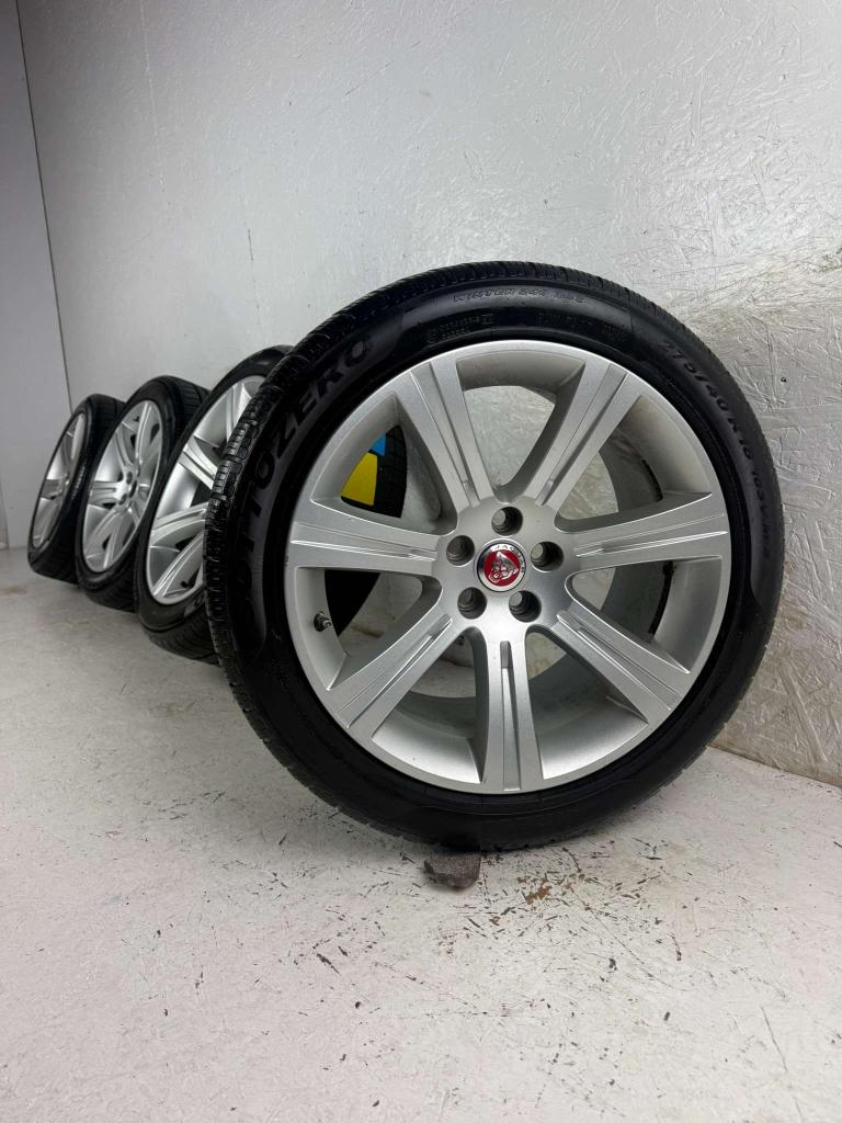Jaguar XK X- S-Type velgen 18" 5x108 winterset XJ breedset, Auto-onderdelen, Banden en Velgen, Niet ingevuld, 18 inch, Gebruikt