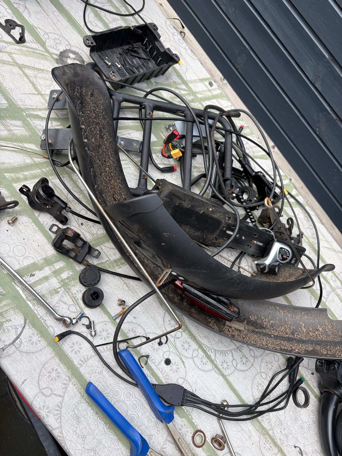 Diverse fatbike onderdelen  V8, Fietsen en Brommers, Fietsonderdelen, Gebruikt, Overige typen, Staal, Elektrische fiets, Ophalen of Verzenden