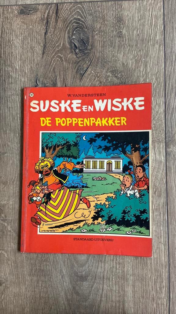 Suske en Wiske boek 147 , De Poppenpakker, eerste druk 1974, Ophalen of Verzenden, Suske en Wiske, Gebruikt, Boek of Spel