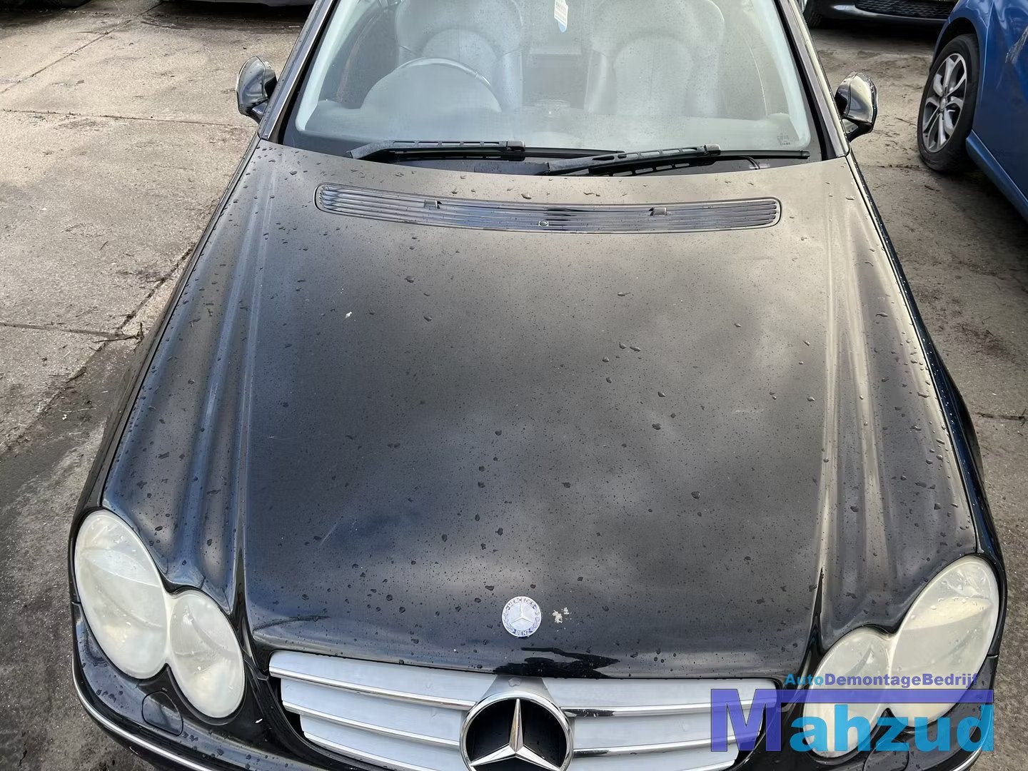 MERCEDES CLK W209 Zwart C197 motorkap 2002-2010, Gebruikt, Mercedes-Benz AG, Mercedes-Benz, Ophalen of Verzenden
