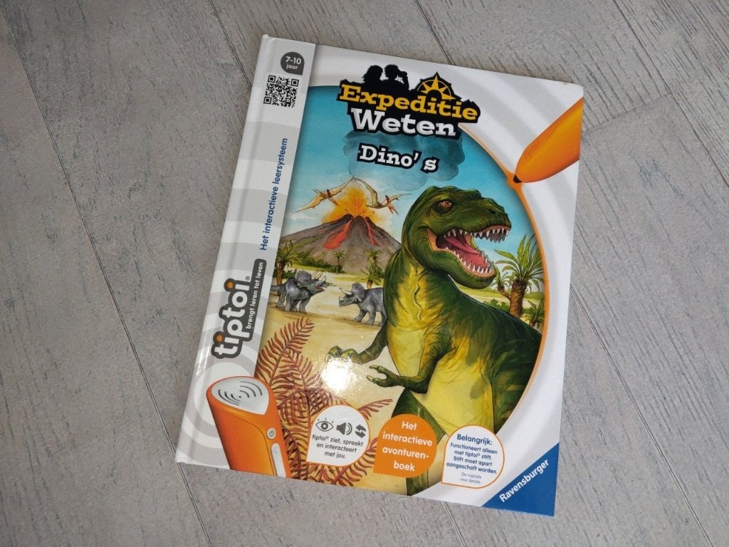 Tiptoi boek Dino's (Expeditie Weten), Ophalen of Verzenden, Gebruikt, Elektronica