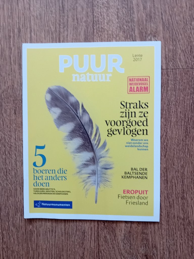 PUUR Natuur - Lente 2017, Ophalen of Verzenden, 1980 tot heden, Nederland, Tijdschrift
