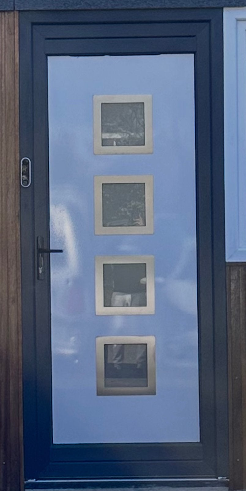 Kunststof voordeur, Ophalen, Minder dan 80 cm, Minder dan 200 cm, Glas