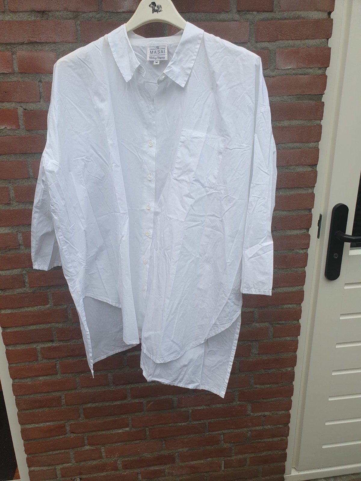 Te koop Masai blouse wit maat M/valt groter, Ophalen of Verzenden, Zo goed als nieuw, Maat 38/40 (M), Wit