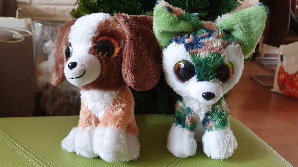 Knuffelhond en vos van Lumo Stars., Ophalen of Verzenden, Zo goed als nieuw, Hond
