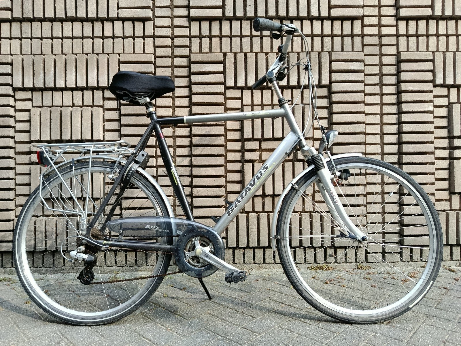 Herenfiets Batavus 24 versnellingen ,AXA slot,verlichting

-, Fietsen en Brommers, Fietsen | Heren | Herenfietsen, Ophalen, Versnellingen