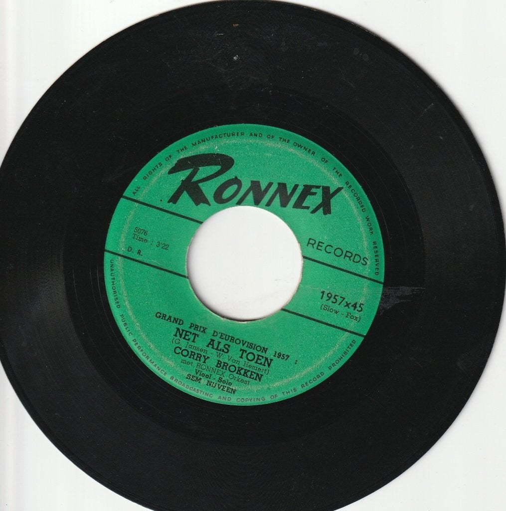 Corry Brokken- Net Als Toen - Winnaar songfestival 1957, Ophalen, Gebruikt, Nederlandstalig