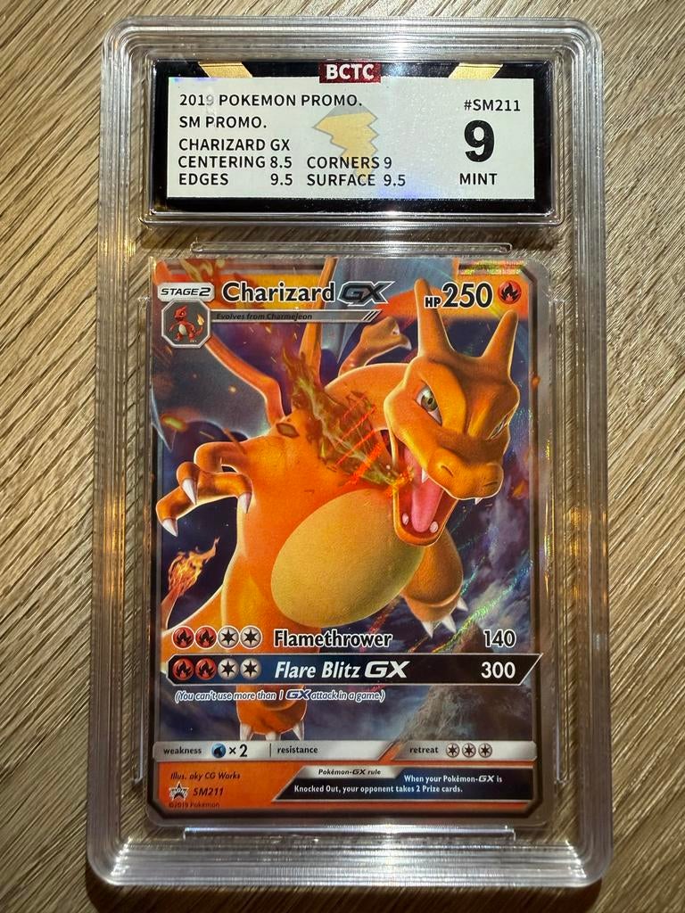 Charizard GX Promo SM211 BCTC 9, Hobby en Vrije tijd, Verzamelkaartspellen | Pokémon, Ophalen of Verzenden, Zo goed als nieuw