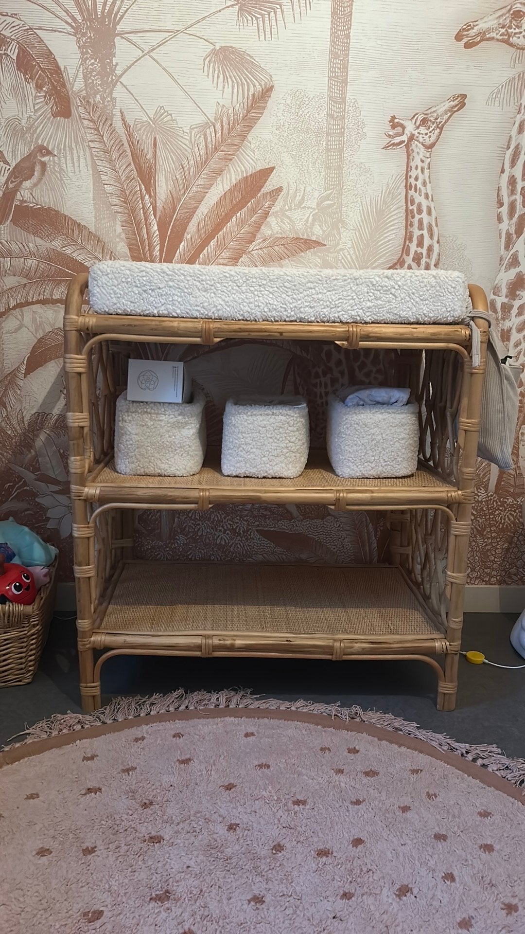 Zara rotan commode zgan, Ophalen, 50 tot 70 cm, 90 tot 105 cm, 100 cm of meer