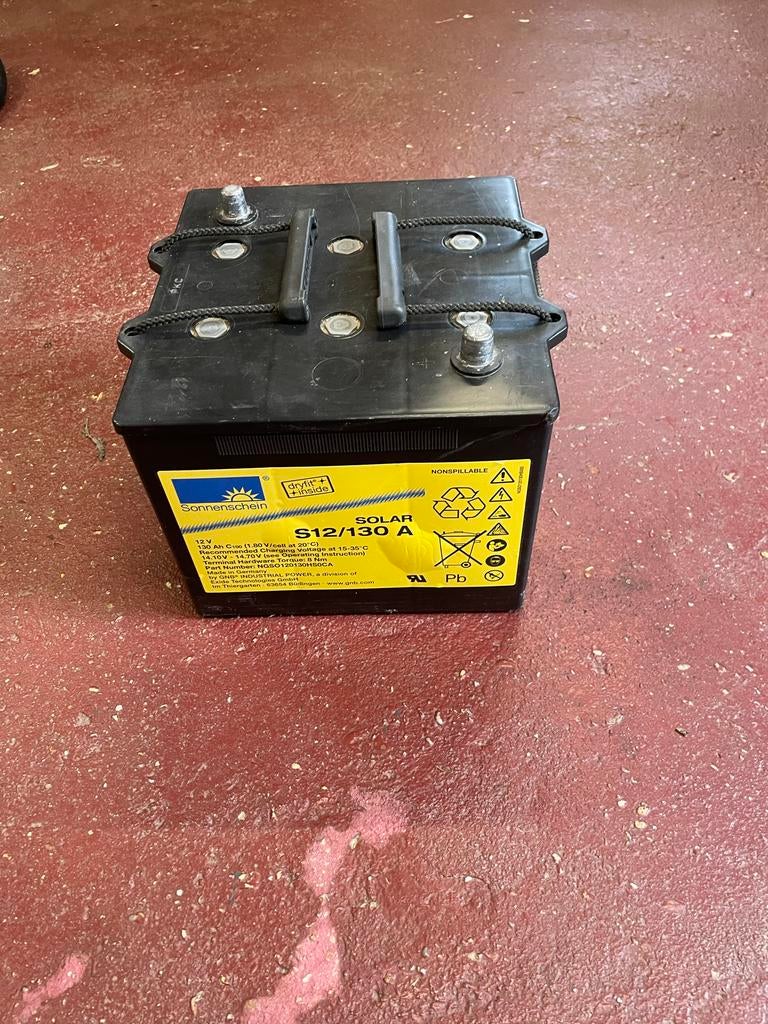 Sonnenschein Solar S12/130 A Accu 12V 130Ah, Auto-onderdelen, Ophalen, Gebruikt, Universele onderdelen