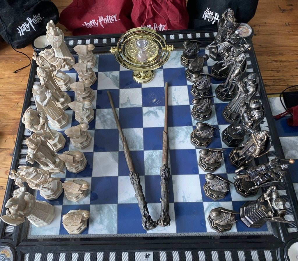 Harry Potter Schaakspel met alle accessoires + cursus, Verzamelen, Ophalen, Nieuw, Spel