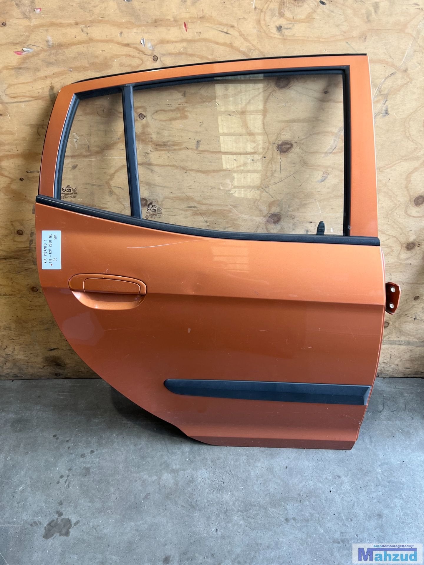 KIA PICANTO 1 Oranje 03 Rechts achter deur 2004-2010, Heolleung-ro 12
06797  Seoul, Deur, Ophalen of Verzenden, Info@kia.com