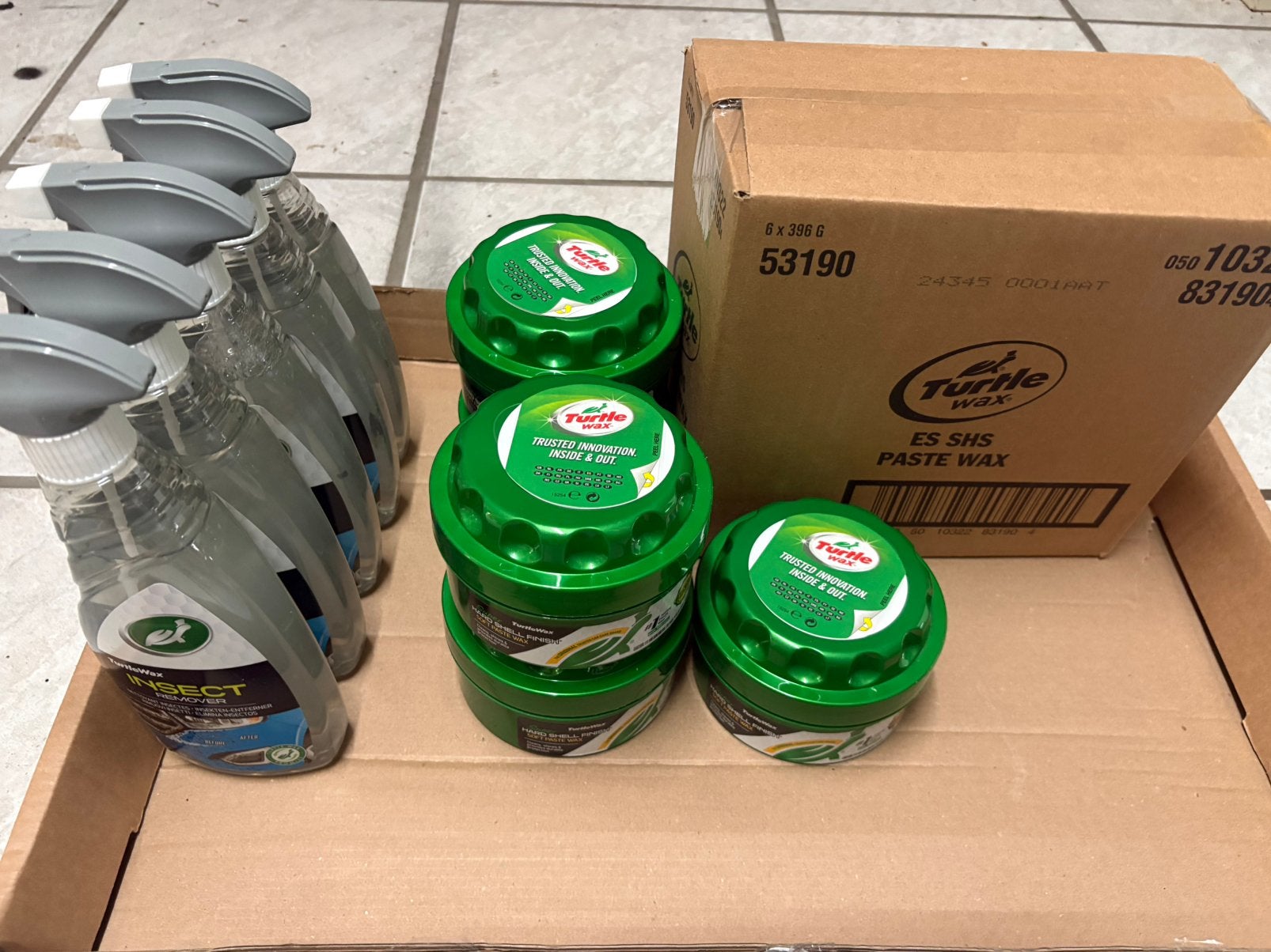 Partij auto schoonmaak en turtle wax, Ophalen of Verzenden, Zo goed als nieuw
