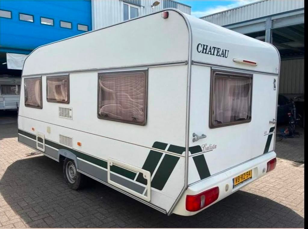 Chateau Calista 450 frans bed, Caravans en Kamperen, Caravans, Chateau, Rondzit, Frans bed, 750 - 1000 kg