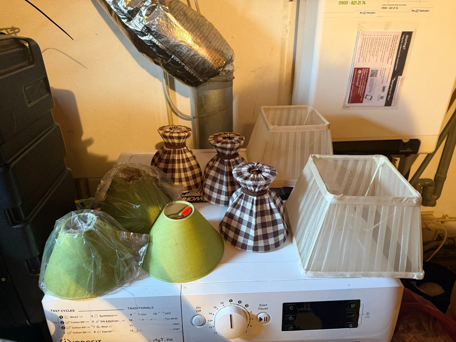 Diverse lampenkappen - Nieuw en gebruikt, Huis en Inrichting, Lampen | Lampenkappen, Ophalen of Verzenden, Zo goed als nieuw, Textiel
