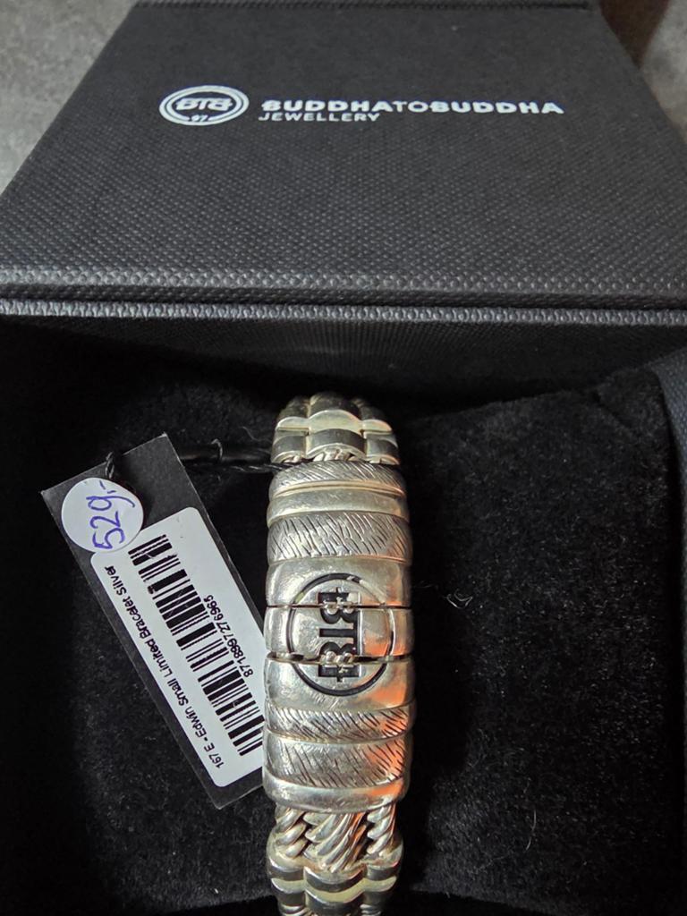 Buddha to Buddha Edwin Small Limited, Sieraden, Tassen en Uiterlijk, Ophalen of Verzenden, Zo goed als nieuw, Zilver, Zilver