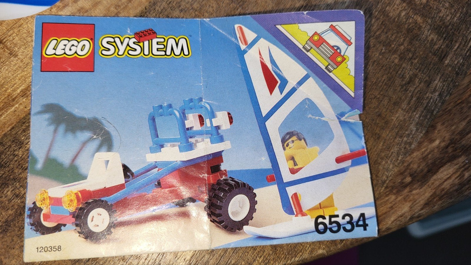 Lego System 6534: Beach Bandit met windsurfplank, Kinderen en Baby's, Speelgoed | Duplo en Lego, Compleet, Gebruikt, Overige thema's