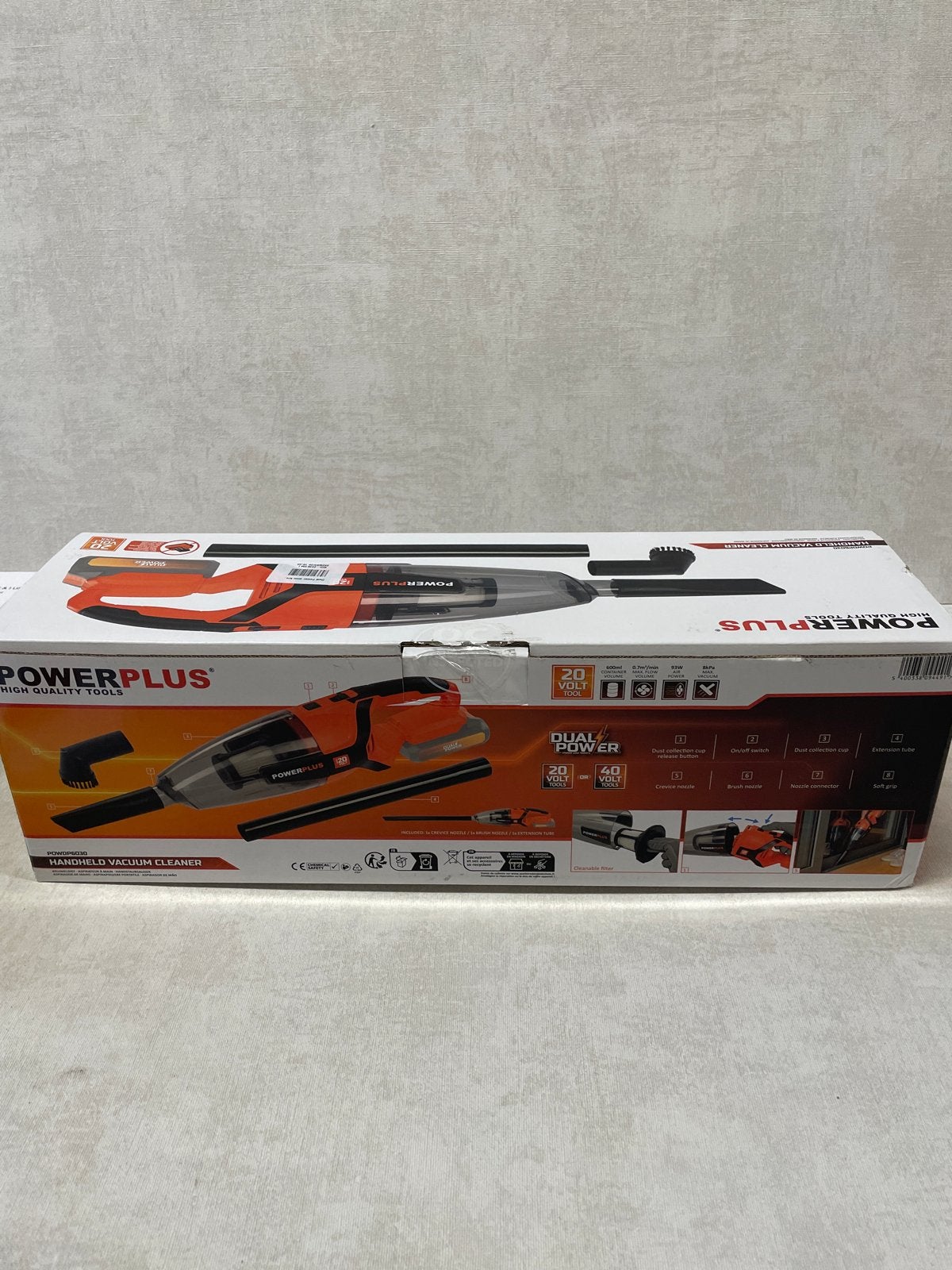 POWERPLUS POWDP6020 Kruimeldief - 20V - Zonder accu/lader, Overige merken, Kruimeldief, Ophalen of Verzenden, Reservoir