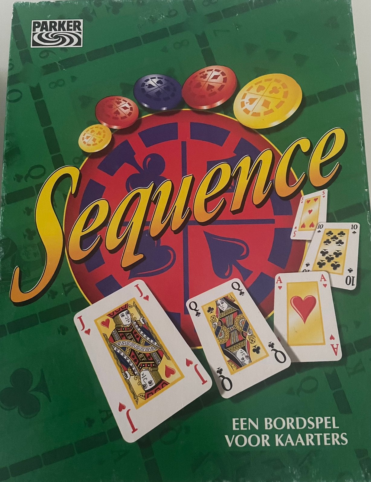 Sequence bordspel van Parker. Compleet!, Ophalen of Verzenden, Zo goed als nieuw