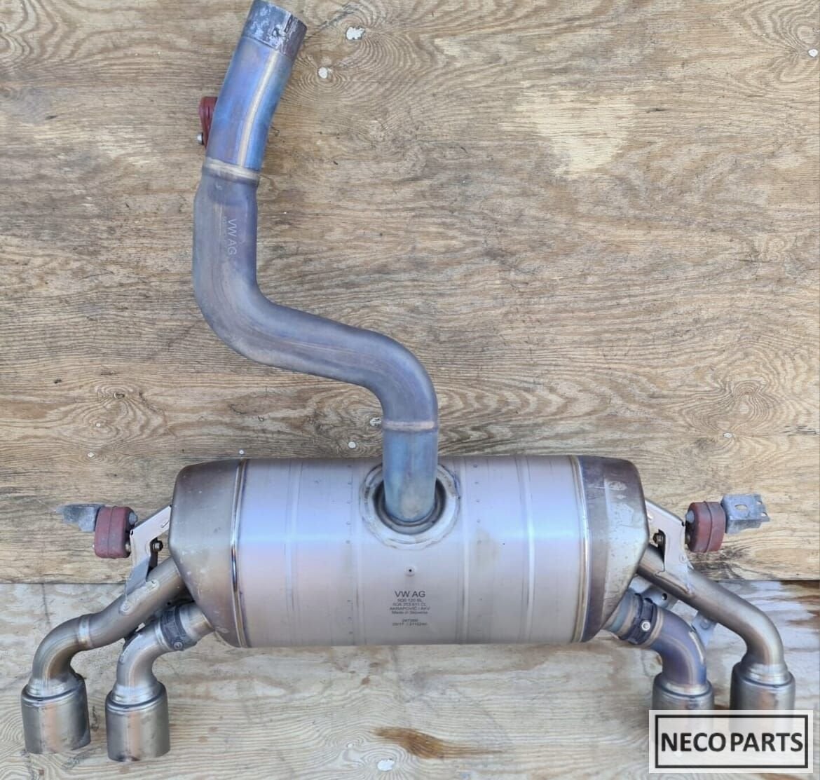 VOLKSWAGEN GOLF AKRAPOVIC UITLAAT UITLAATSYSTEEM ORGINEEL, Auto-onderdelen, Gebruikt, -, Volkswagen, -