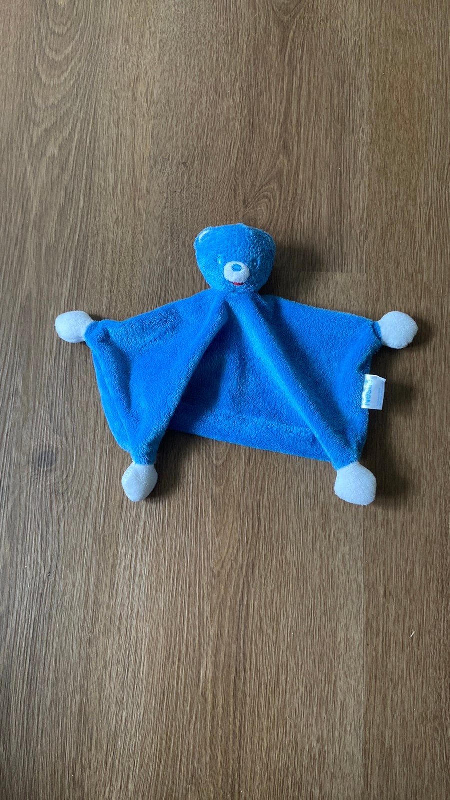 Nestle blauw knuffel doekje beertje, Kinderen en Baby's, Speelgoed | Knuffels en Pluche, Ophalen of Verzenden, Gebruikt, Beer