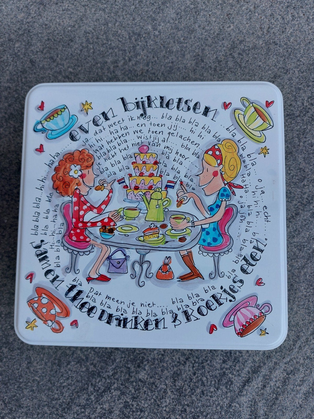 Blond Amsterdam koekblik, Ophalen of Verzenden, Gebruikt, Koek(jes), Overige merken