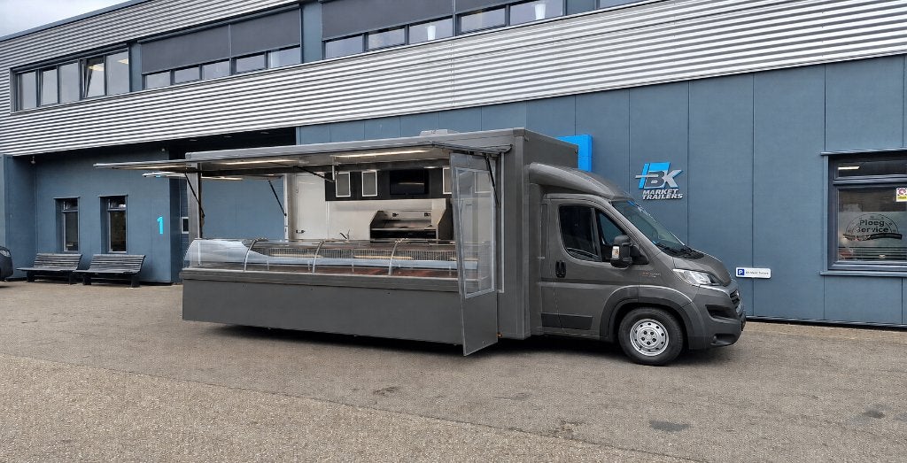 Zelfrijdende verkoopwagen foodtruck, Ophalen