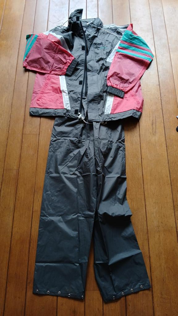 Regenpak heren Adidas, met gratis extra broek en opberghoes, Caravans en Kamperen, Regenkleding, Ophalen of Verzenden, Gebruikt