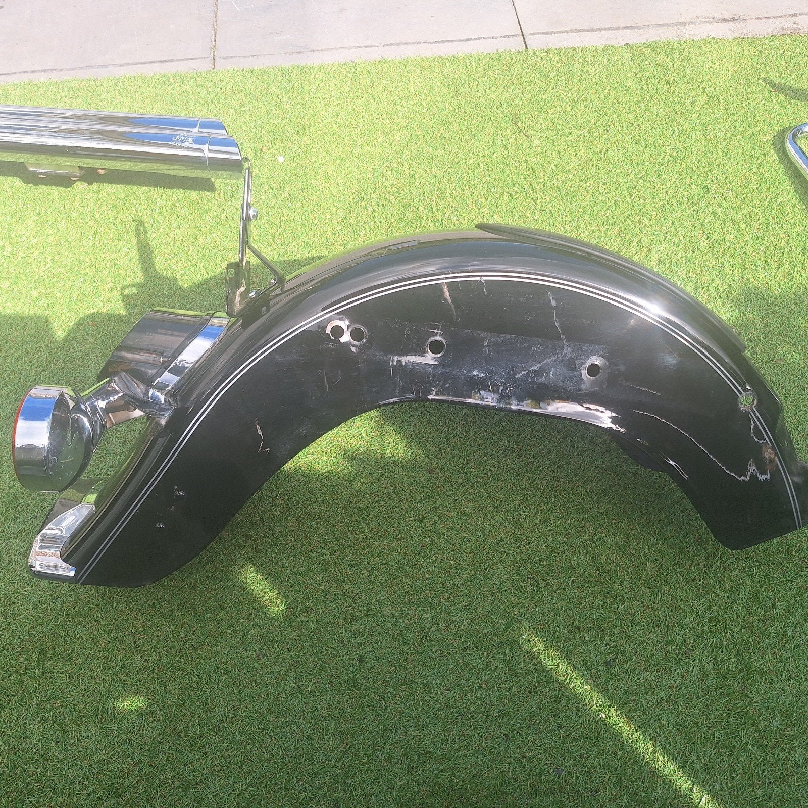 achterspatbord compleet softail, Ophalen of Verzenden, Gebruikt