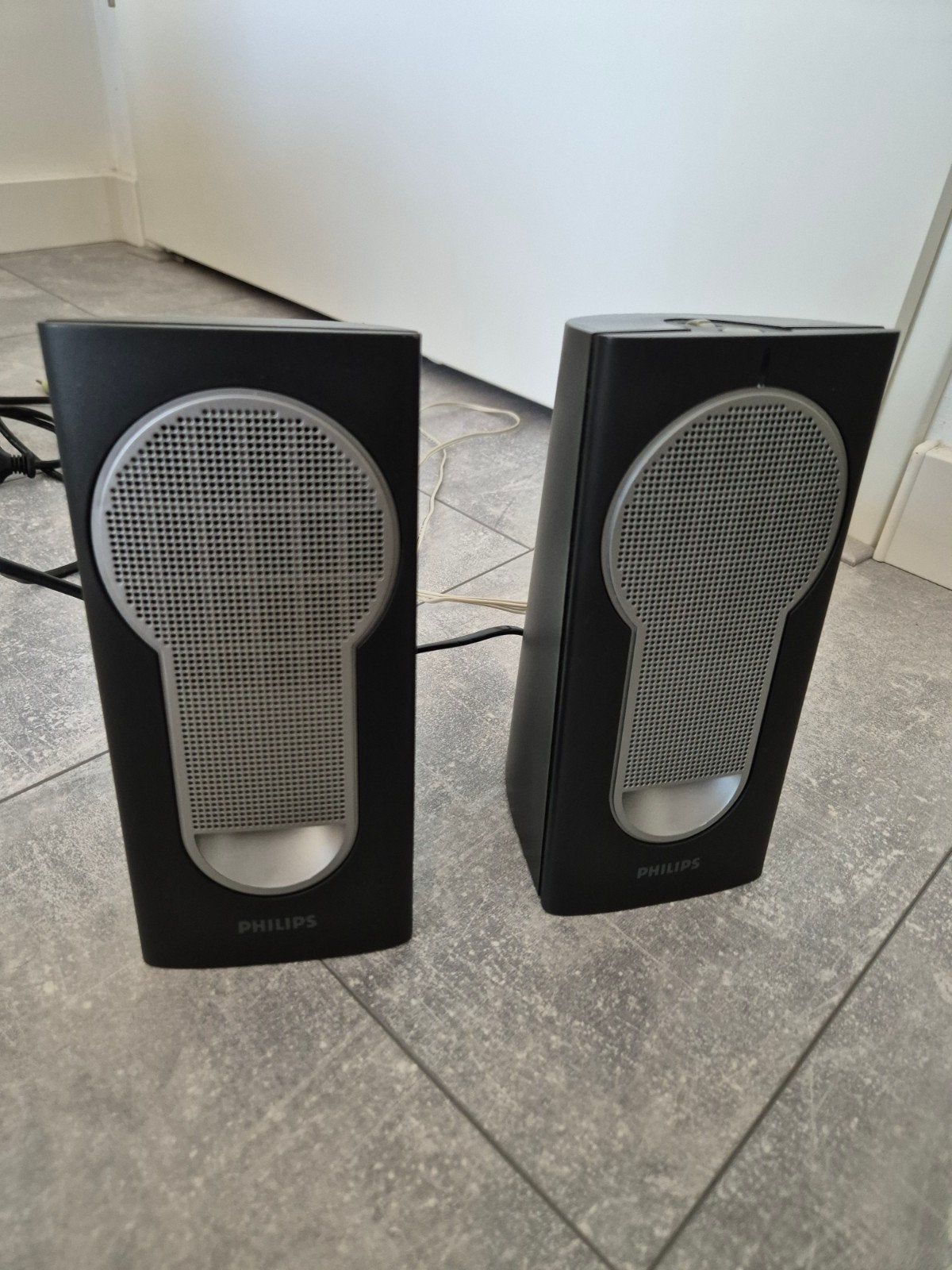 Philips Luidsprekers (MMS 222/00), Audio, Tv en Foto, Luidsprekers, Inclusief kabels, Ophalen of Verzenden, Gebruikt, Philips